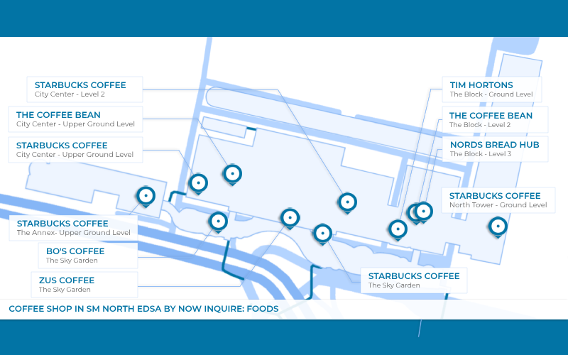 Map - Coffee Shop with dine-in in SM North